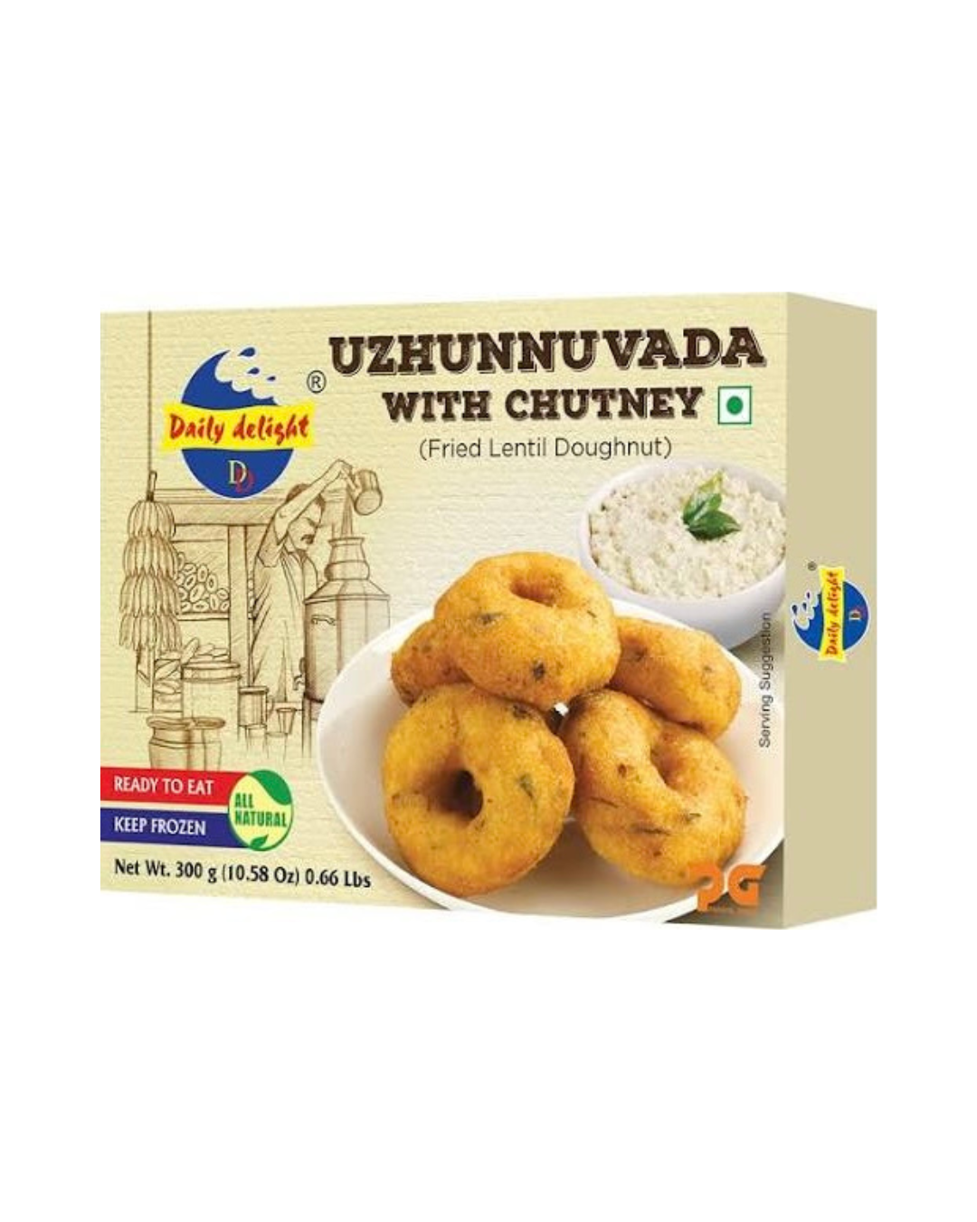 Uzhunnuvada With Chutney 300g