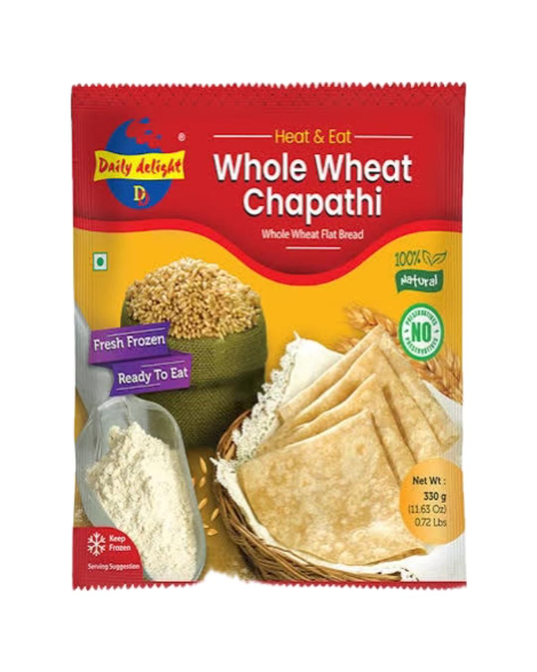 Whole Wheat Chapathi 330g