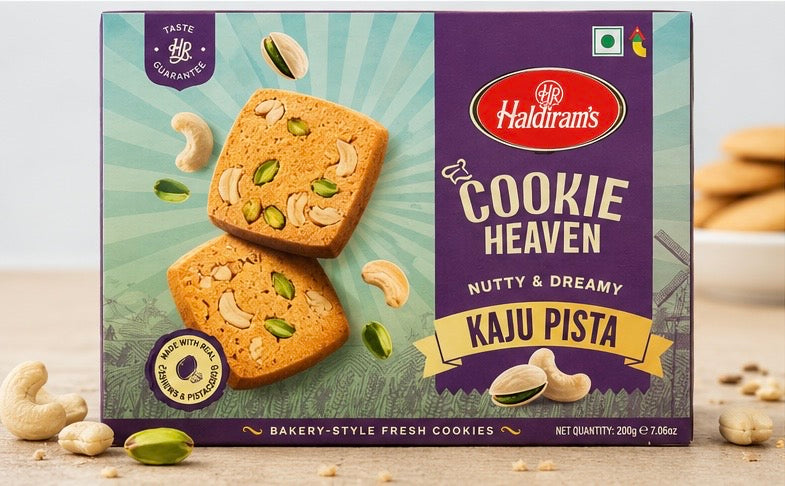 Haldiram’s Cookie Heaven Kaju Pista Cookies