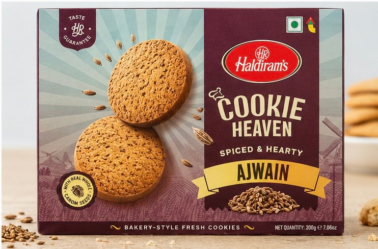 Haldiram’s Cookie Heaven Ajwain Cookies