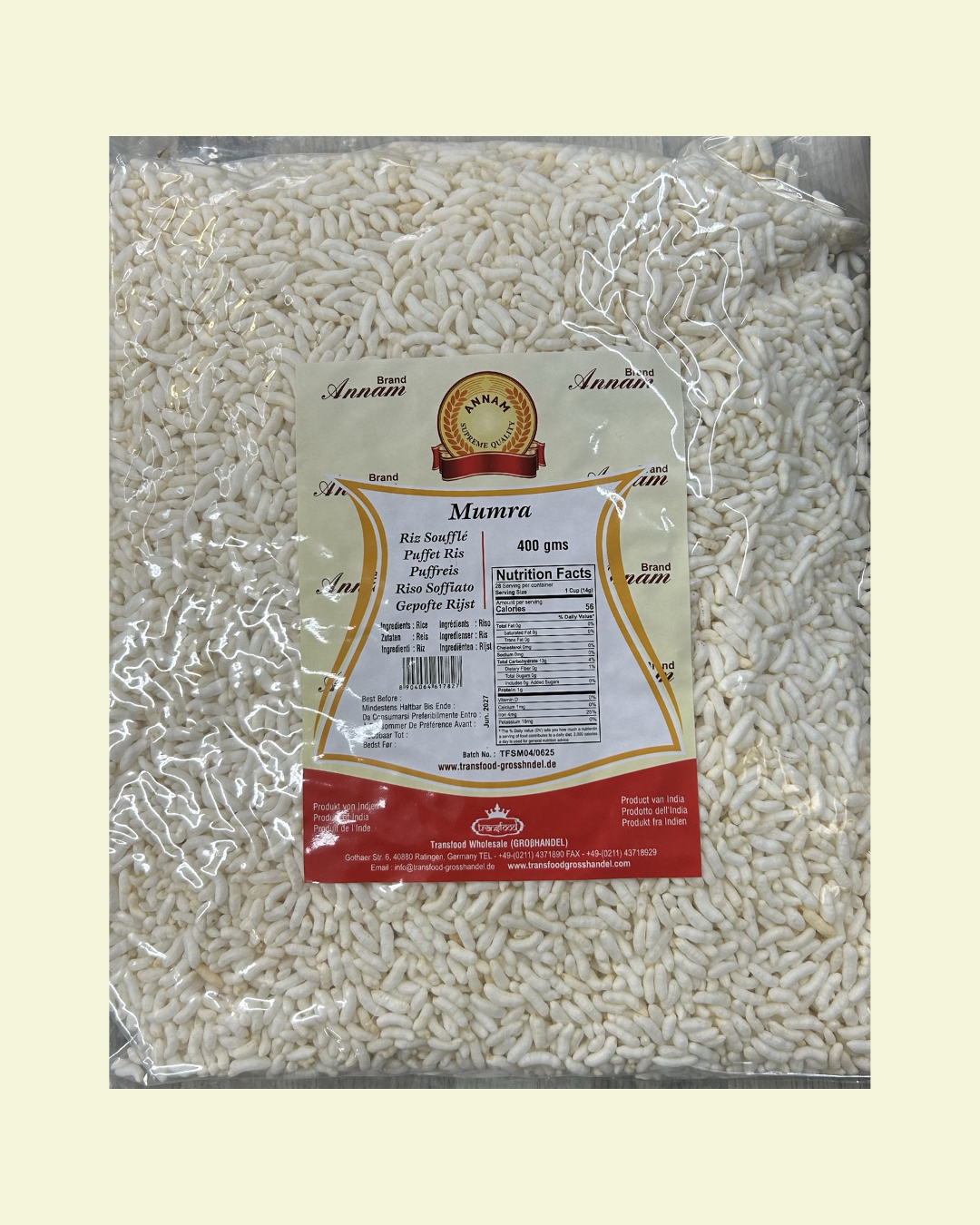 Puffed Rice (Mumra) 400g