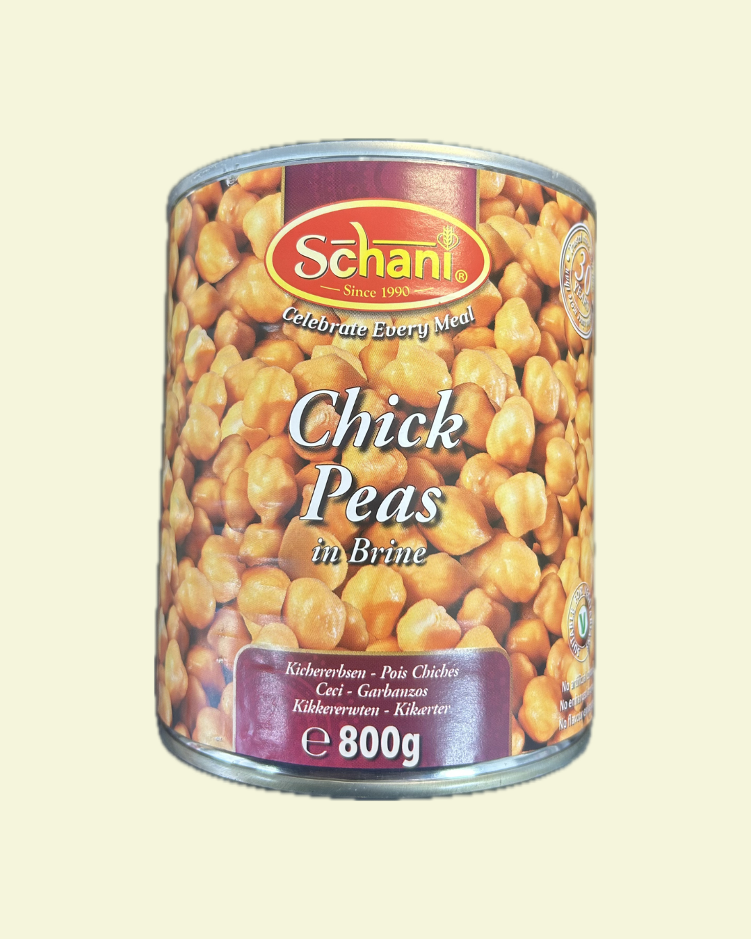 Chickpeas in Brine (Tin) 800g