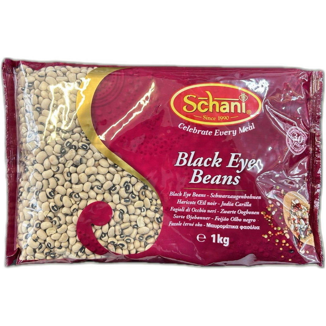 Black Eye Beans 1Kg by SCHANI - Indian grocery product