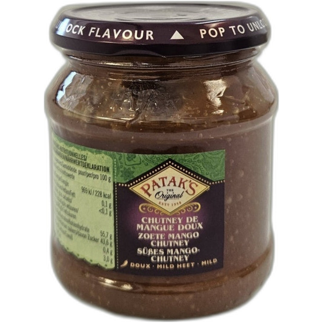 Sweet Mango Chutney 340g by Pataks - Indian grocery product