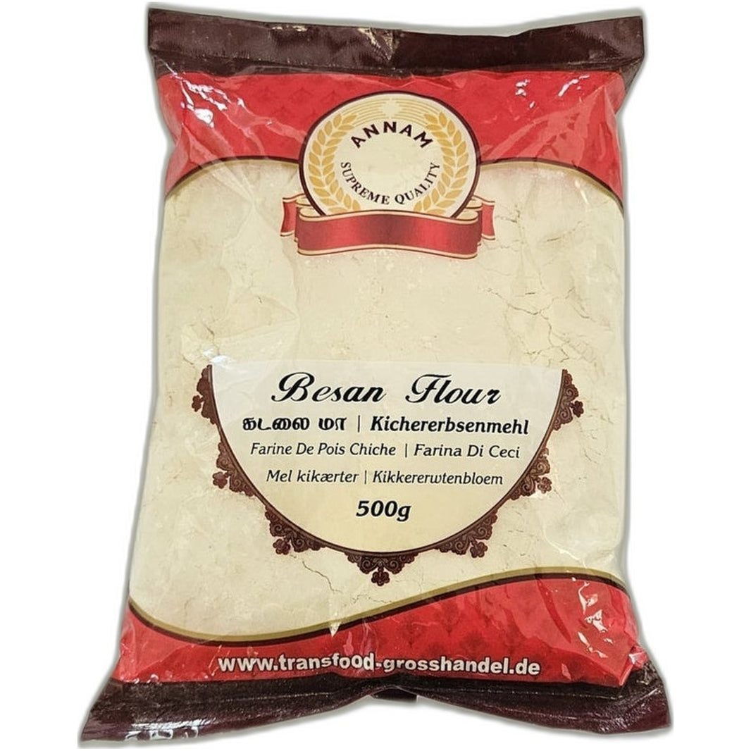 Besan (chickpea flour) 500g - Gram flour for pakoras and sweets
