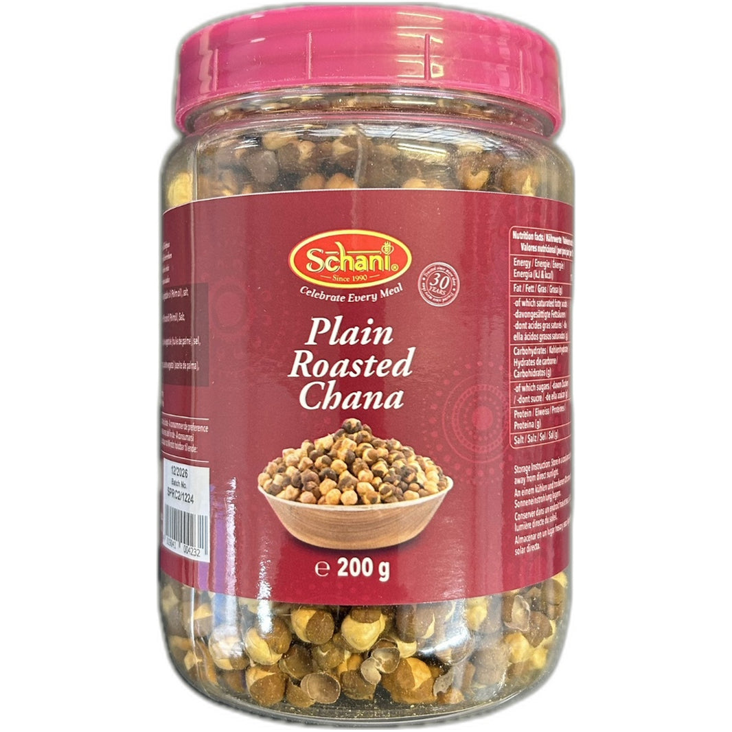Plain Roasted Channa 200g by SCHANI - Indian grocery product