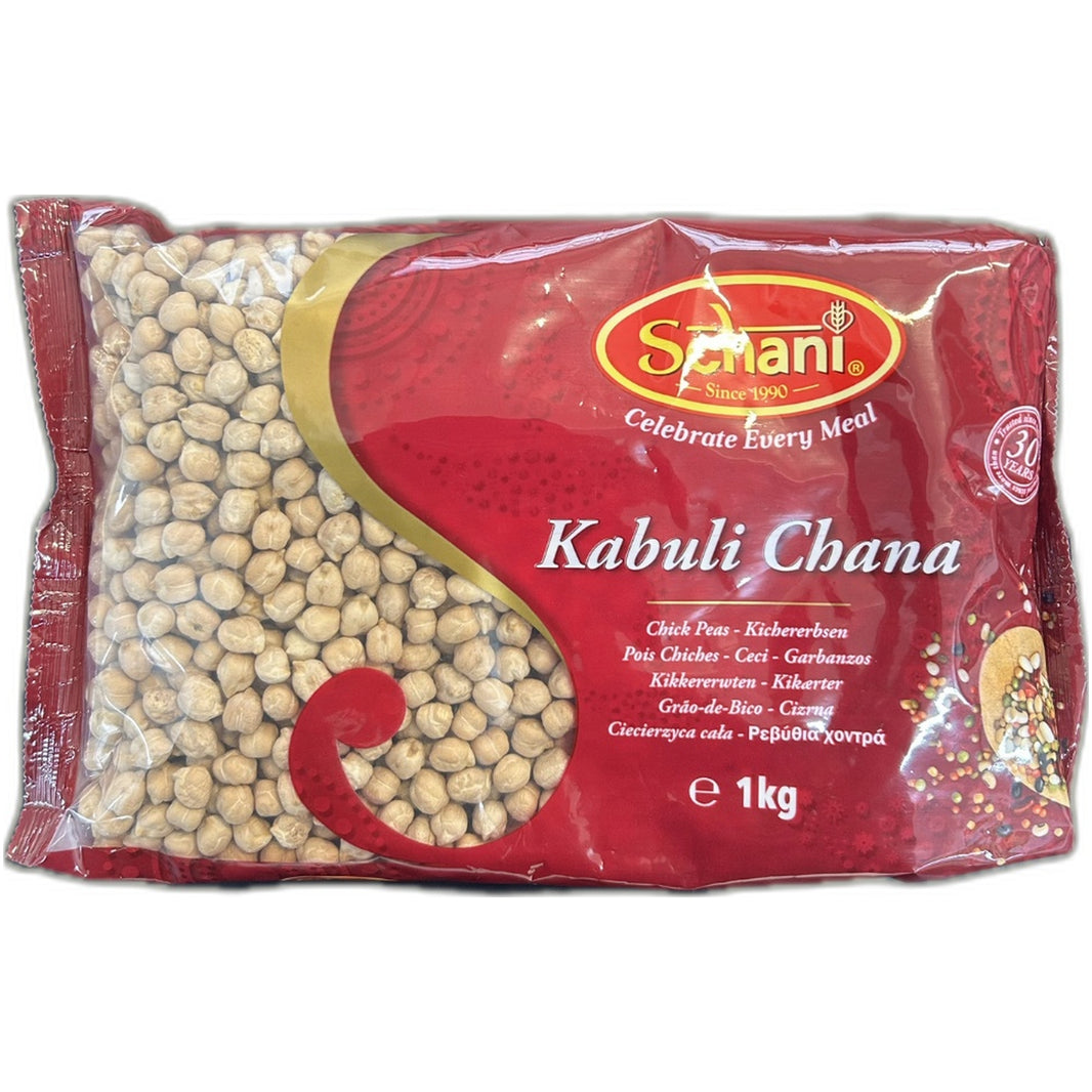Kabuli Chana (white chickpeas) 1kg - Whole chickpeas for chana masala