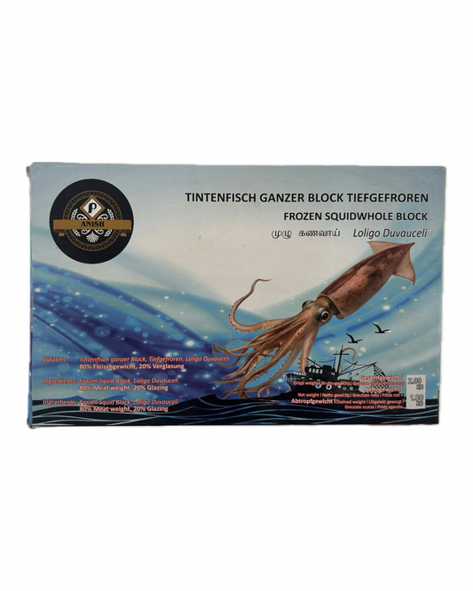 Frozen Squid Whole Block 2kg