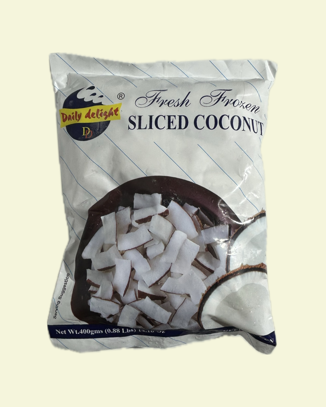 Fresh Sliced Coconut 400g