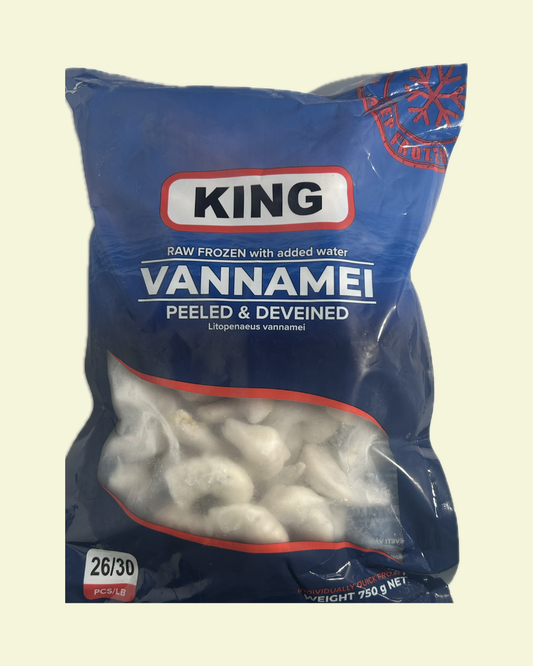 Vannamei Headless Peeled &amp; Deveined (26/30) 750g