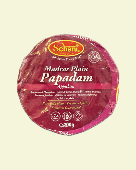 Madras Plain Pappadam 200g
