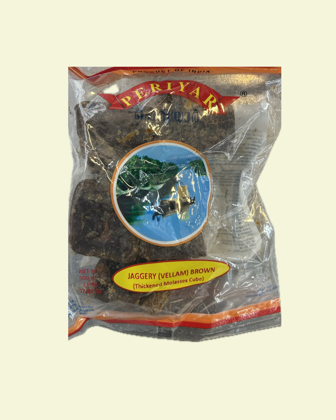 Periyar_Jaggery Brown Cubes 500g