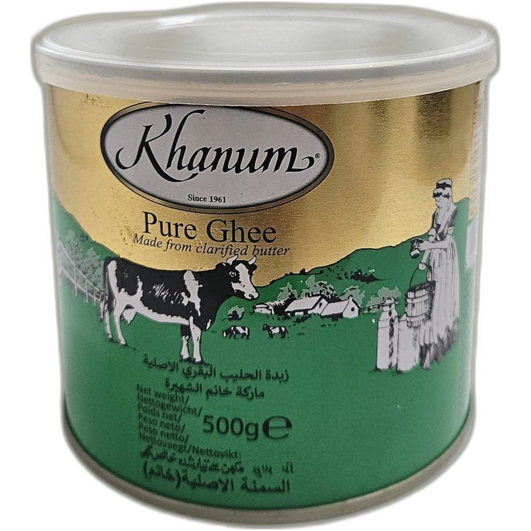 Pure cow ghee (clarified butter) - Traditional Indian cooking fat by Khanum