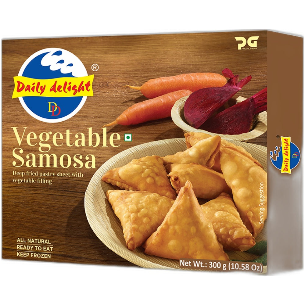 Frozen samosas 300g pack - Ready to fry vegetable samosas