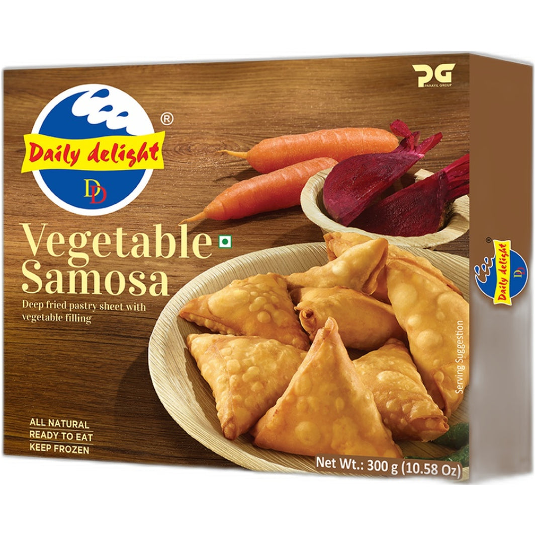 Frozen samosas 300g pack - Ready to fry vegetable samosas