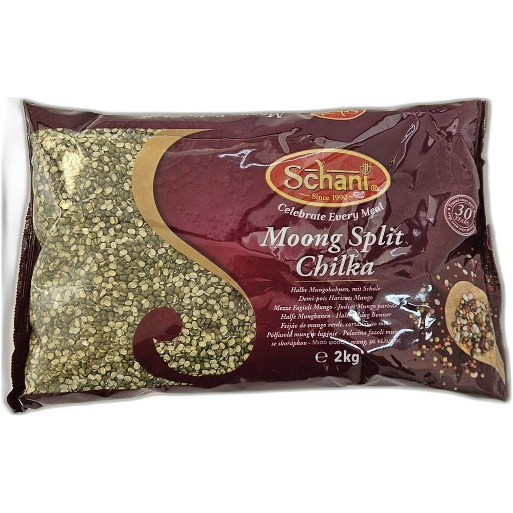 Moong Split Chilka 2kg by SCHANI