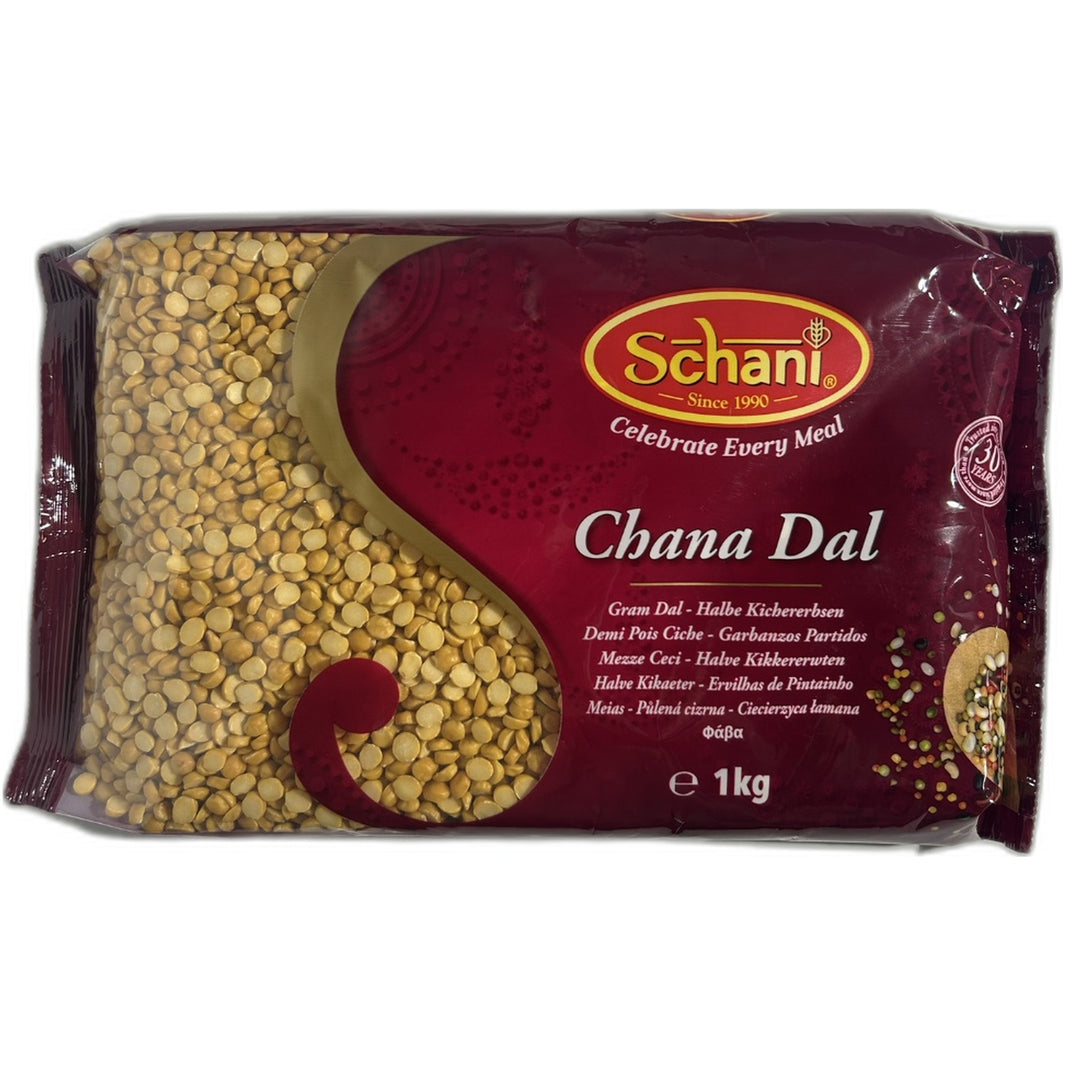Chana Dal (split chickpeas) 1kg - Split Bengal gram for dal recipes