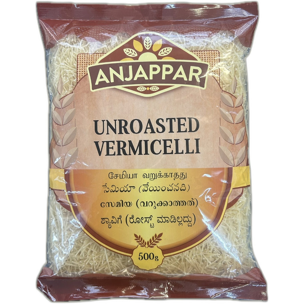 Unroasted Vermicelli 500g by Anjappar - Indian grocery product