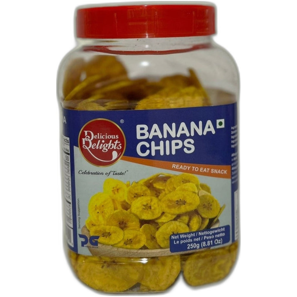 Banana chips 250g pack - Crispy fried snack