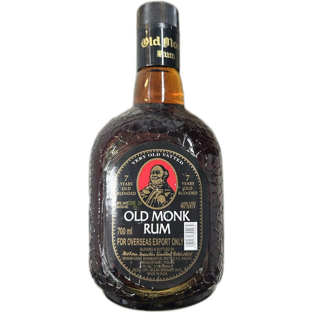 Rum 700ml by Old Monk - Indian grocery product