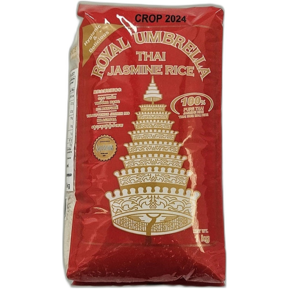 Thai Jasmine rice 1kg bag - Fragrant long grain Thai rice