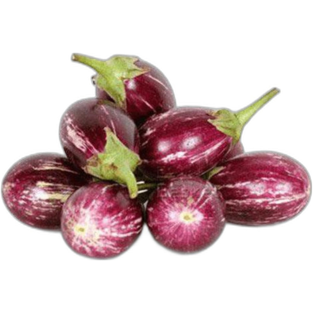 Fresh brinjal (eggplant) 250g - Purple vegetable for baingan bharta