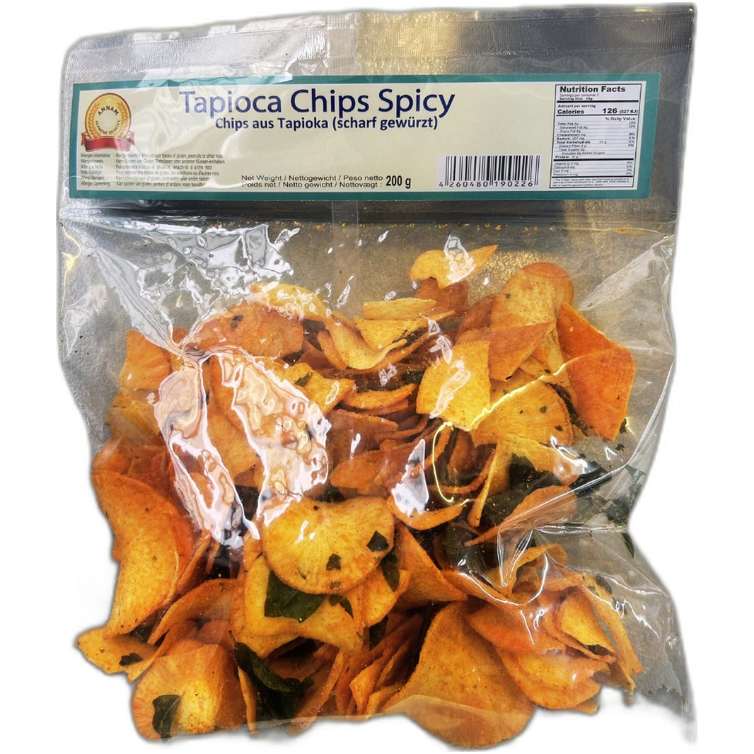 Tapioca chips 200g pack - Crispy fried snack