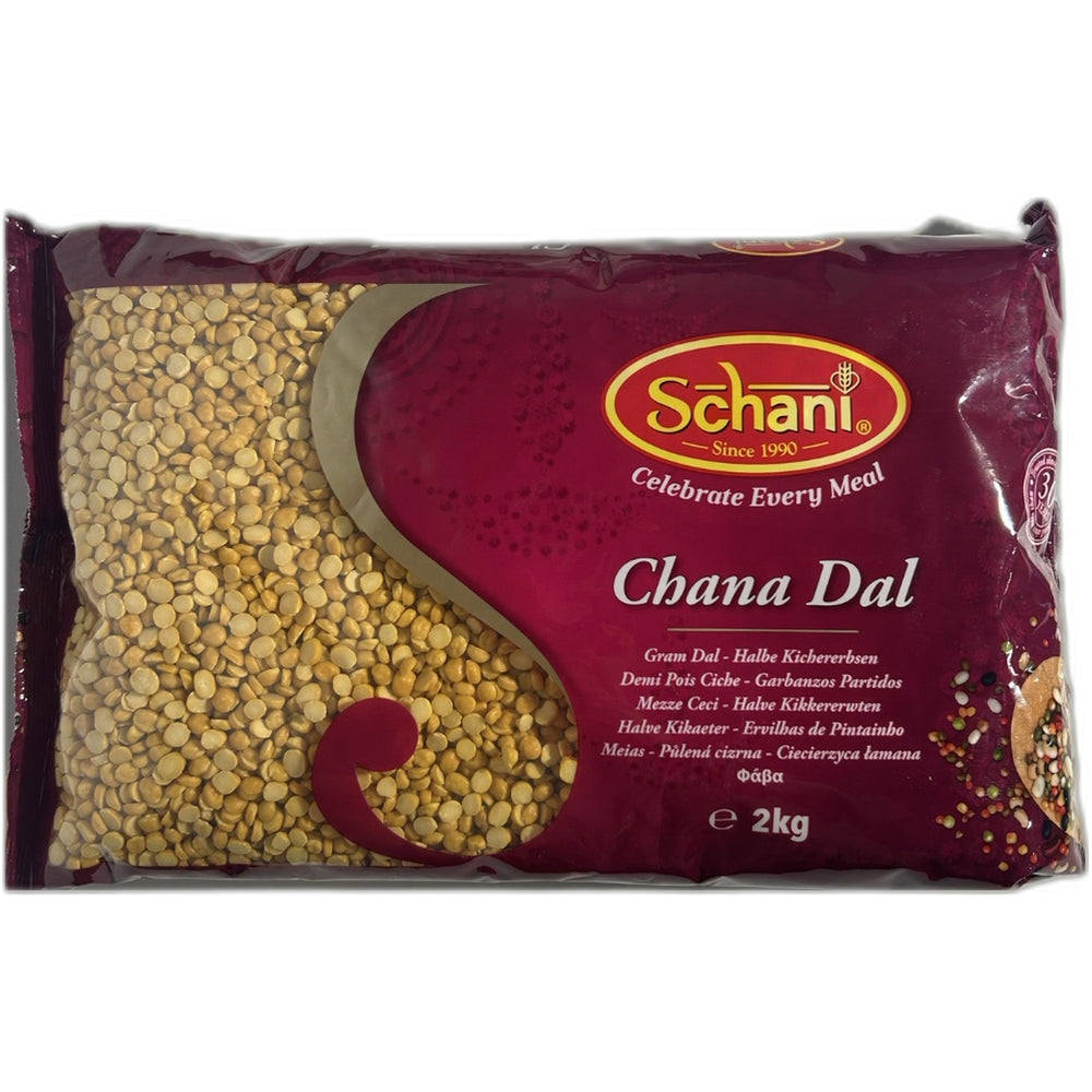 Chana Dal (split chickpeas) 2kg - Split Bengal gram for dal recipes