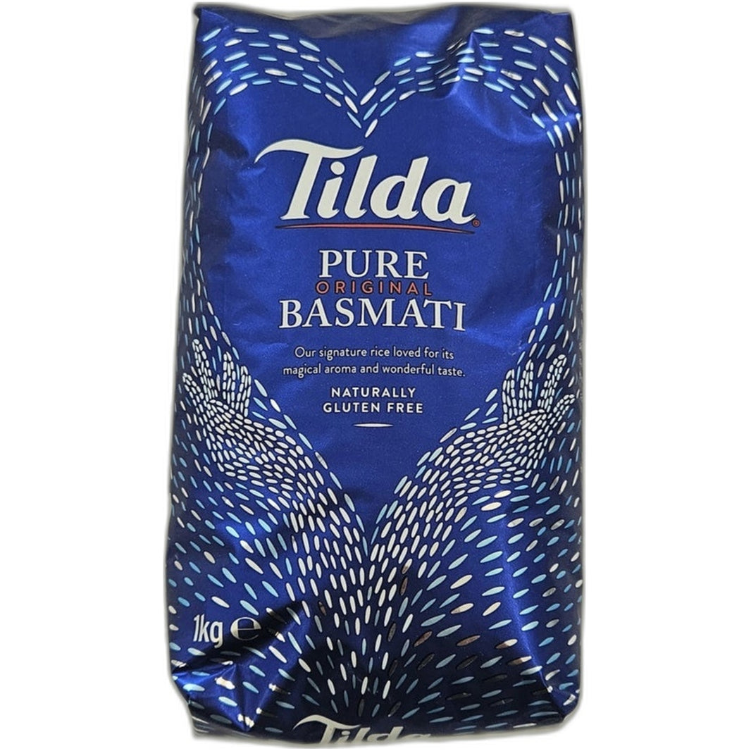Basmati rice 1kg bag - Long grain aromatic Indian rice
