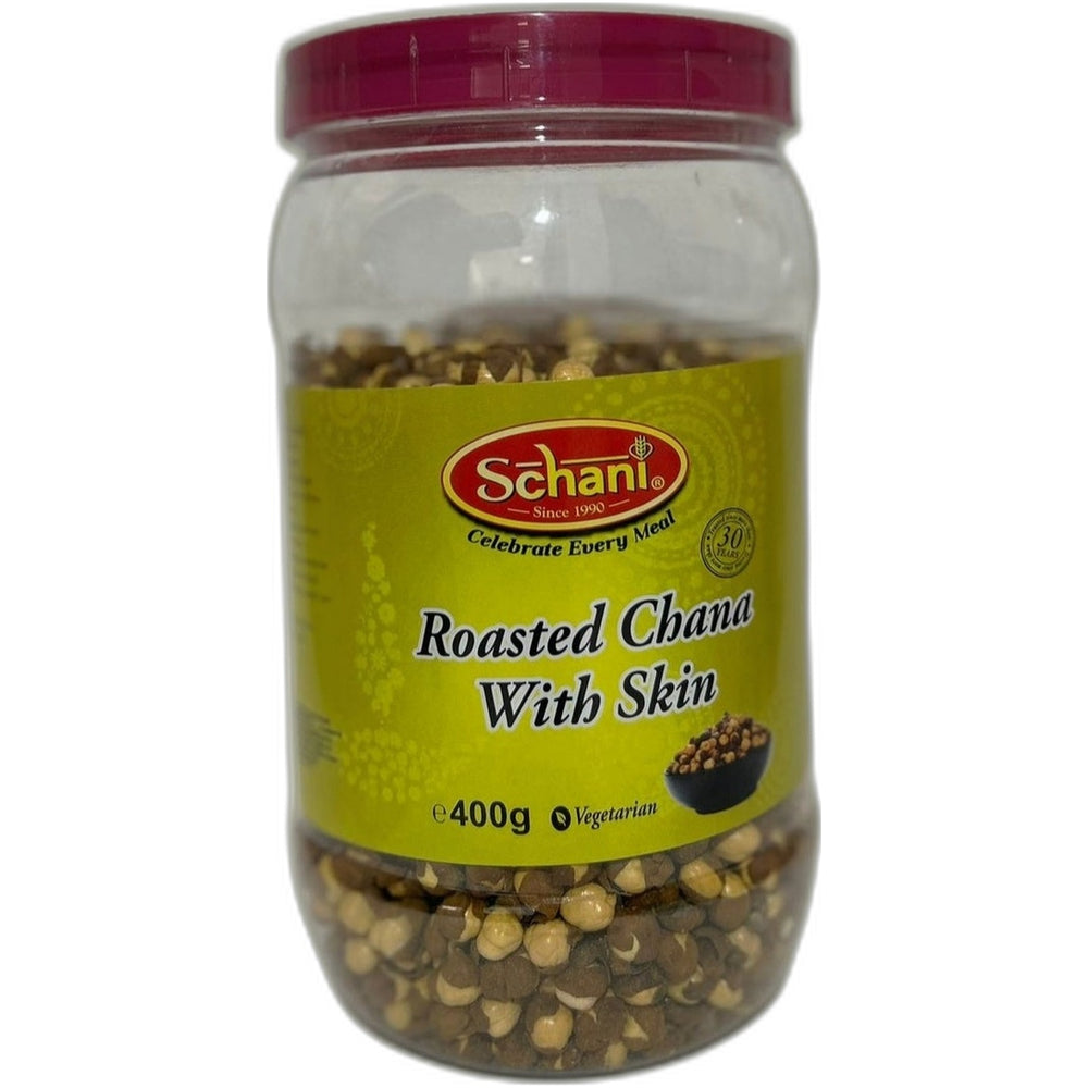 Roasted Channa with Skin 400g by SCHANI - Indian grocery product