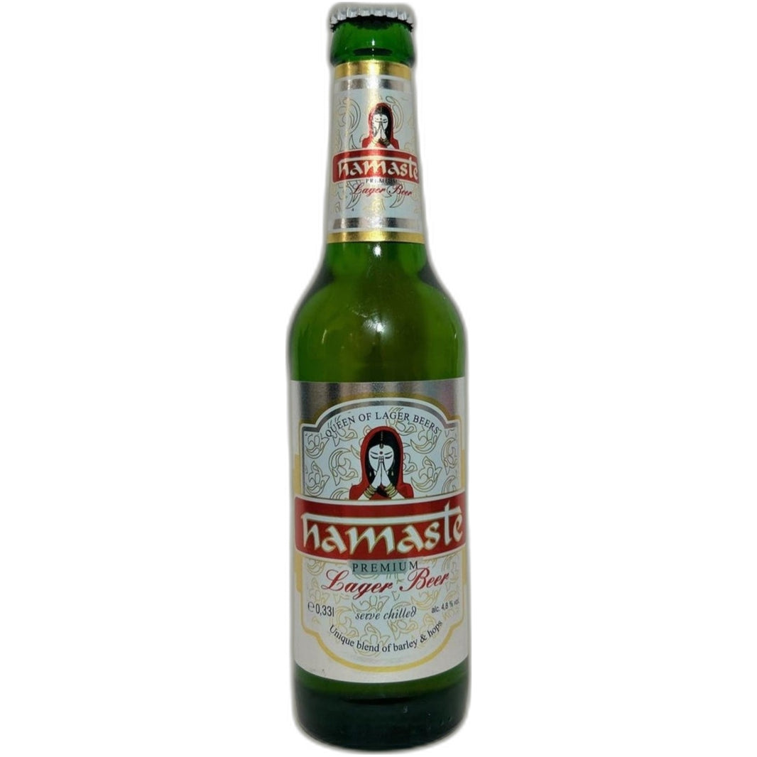 Kingfisher Premium beer bottle 330ml - Indian lager beer